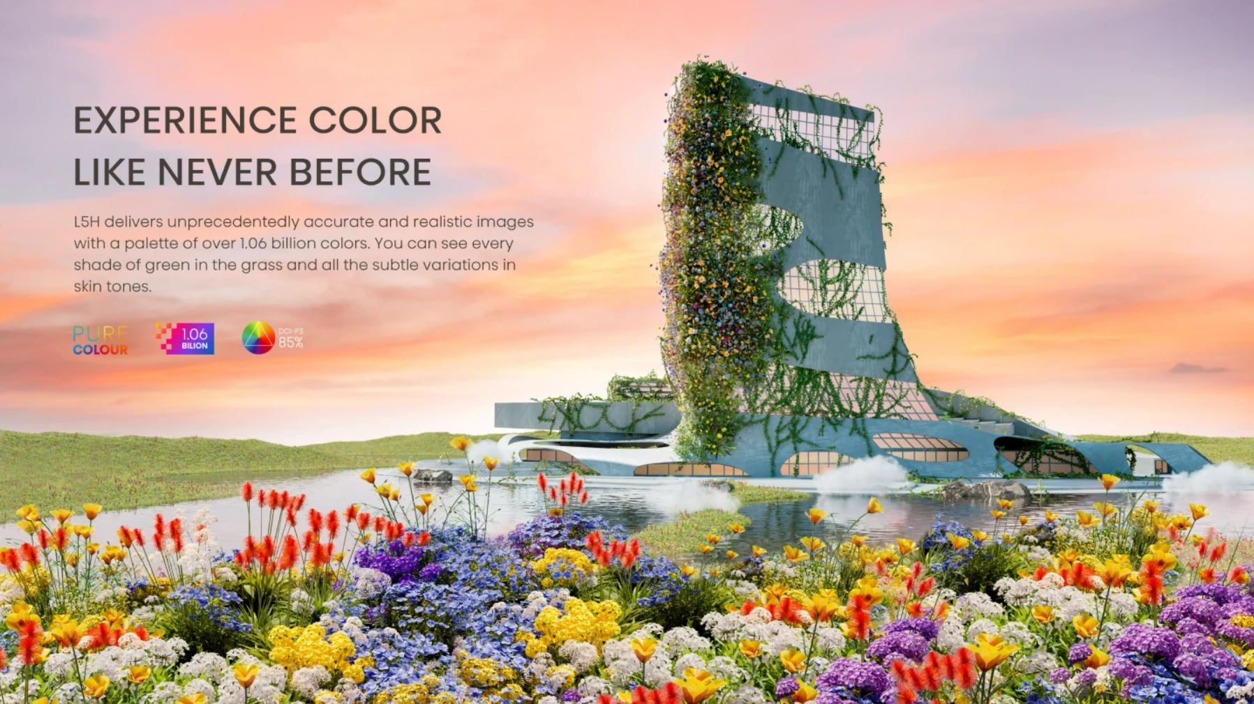 Hisense L5H Ultra Short Throw 4K Laser TV Home Theater Projector